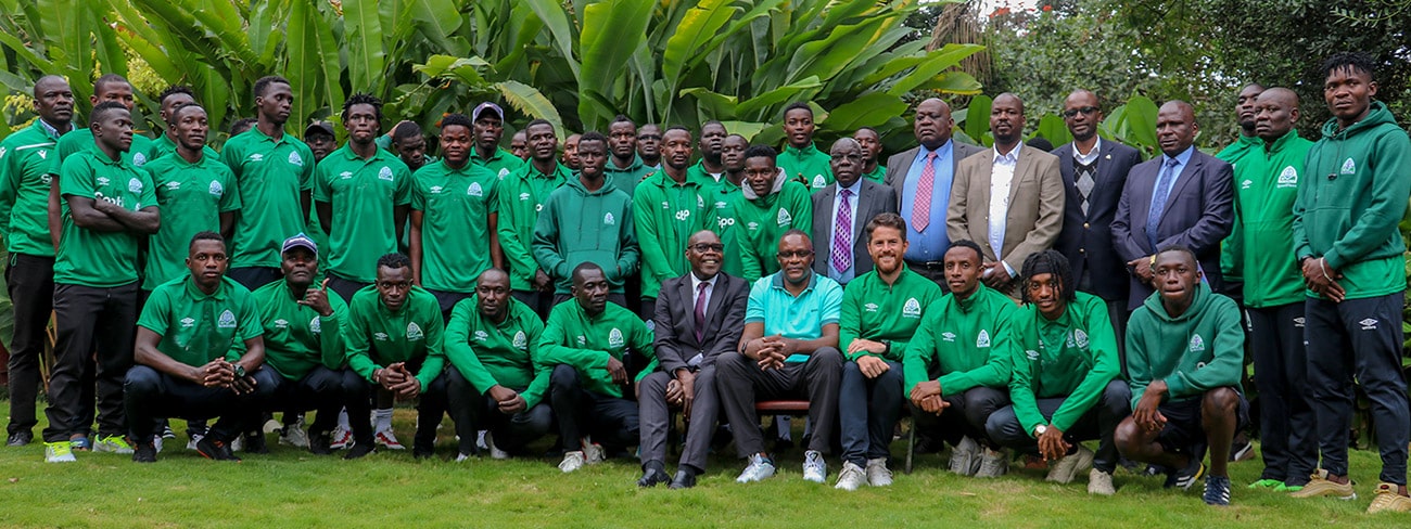 FC Gor Mahia soccer team. 